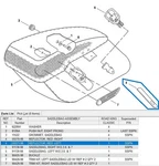 Oem Harley '98-13 Road King Classic Left Side Saddlebag Red Reflector. Fixed Price $14.50.