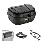 Givi TRK52 Lite Black Top Case Kit For Triumph 1050 Tiger 2007-2012. Fixed Price $387.02.