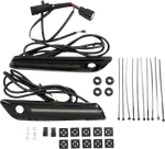 Ciro Rear Led Black Saddlebag Hinge Latch Covers 2014-2024 Harley Touring Models. Fixed Price $249.99.