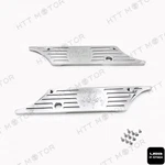 Cnc Hard Billet Aluminum Saddlebag Latch Cover Bat For Harley Touring 93-13 Chro. Fixed Price $16.20.