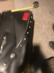 Suzuki Oem Boulevard Left Saddlebag Leather Studded #900A0-77040-TRG. Fixed Price $100.00.