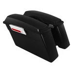 Vivid Black Hard Saddlebags For Harley Touring Road King Street Glide 1994-2013. Fixed Price $134.99.
