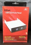 Vantec 2-PORT Usb 3.0 Front Panel Fits 3.5" Bay. Fixed Price $24.00.