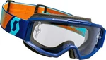 Scott Usa Split Otg Snowcross Works Goggles Royal Blue/orange Clear. Fixed Price $50.42.