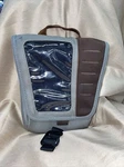 Vuz Motorcycle Moro Belt Bag Tail Pouch Gray Canvas & Brown Leather. Fixed Price $60.50.