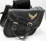 Willie & Max Standard Black Magic Saddlebags Eagle Accent Motorcycle. Fixed Price $79.95.