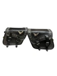 Willie & Max Throw-over Pair Saddlebags Chrome Studded Springer Softail Angled. Fixed Price $74.99.
