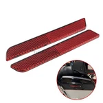 Red Hard Saddle Bag Latch Cover Reflector For Harley Touring Road King 1996-2013. Fixed Price $9.59.