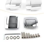 Chrome Tour Pack Pak Trunk Latches For Harley Road King Glide Custom Fltrx. Fixed Price $16.98.