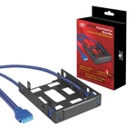 Vantec Usb 3.0 Front Panel For 3.5" Drive Bay With Dual 2.5" Ssd/hdd Bracket. Fixed Price $14.99.