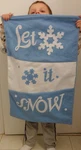Vintage Felt Snowflake Presents Toys Giant Christmas Stocking Santas Bag. Fixed Price $79.99.
