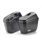 Pair Of Original Givi E22N 5KG 22L Black Side Motorcycle Suitcases. Fixed Price $209.32.
