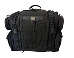 Kuryakyn Momentum Road Warrior Rear Seat Bag Black 5284 Motorcycle Luggage. Fixed Price $150.00.