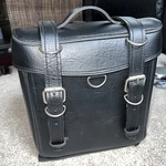 Tourmaster Motorcycle Sissybar Black Lther Cruiser Ll Medium Cargo Bag Like New!. Fixed Price $360.00.