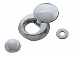 Chrome Tour-pak Lock Cover For Harley Davidson By V-twin. Fixed Price $40.04.