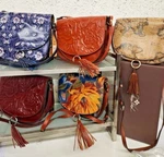 Patricia Nash Brinlee Leather Saddle Crossbody Choose Color New Bag Light Purse. Fixed Price $119.40.