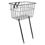 Wald 198 Front Basket With Adjustable Leg: Gloss Black. Fixed Price $54.99.