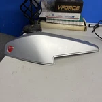 Ducati Multistrada Pannier Bag Cover 69812371BV 2015-2018 Silver Left Side 1200S. Fixed Price $29.00.