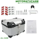 All-carb 55L Aluminum Trunk Rear Top Case Luggage Tour Tail Tool Box Lock. Fixed Price $78.24.