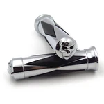 7/8" 22MM Grips Handlebar Fit Harley Softail Cross Bones Deuce Rocker Chro. Fixed Price $21.59.