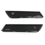 Arlen Ness Black Beveled Saddlebag Latch Covers For Dressers 03-585. Fixed Price $179.95.
