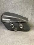 Harley Leather Saddlebag Left Side Hard Mounted Oem Part M54B. Fixed Price $120.00.