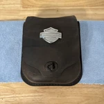 Harley & Shield Leather Sissybar Backrest Bag Pouch 52997-98 Xl Fxd Flst. Fixed Price $45.00.
