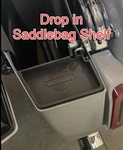 Drop In Saddle Bag Shelf For 2024 2025 Harley Davidson Road Glide & Street. Fixed Price $37.00.