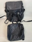 Carroll 2 Piece Leather Motorcycle Backpack Rucksack Black And Bonus Bag Large. Fixed Price $70.00.