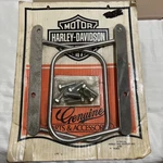 Harley Davidson Soft Tail Saddle Bag Brackets 91790-84 Nos 3/86. Fixed Price $49.00.