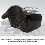 King Pack Trunk Backrest Rack For Harley Pak Touring Road Glide 97-13. Fixed Price $317.98.