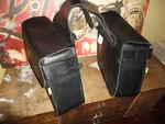 Willie & Bax Black Condor Series SB831 Andard Slant Motorcycle Bag. Fixed Price $132.00.