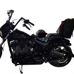 Harley-davidson Saddle Bag (real Cow Leather) Swingarm (left) For Softail. Fixed Price $216.00.