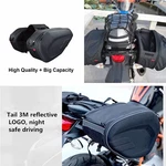 Us Double Motorcycle Pannier Luggage Saddle Bags With Rain Cover 36-58L Black. Fixed Price $80.00.