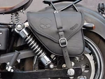 Saddle Bag Leather Left&right Side For Harley Davidson Dyna Made In Italy. Fixed Price $596.00.