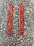 2 New Saddlebag Latches Red Reflectors Harley Sae Dot Talmu 9004 Finland. Fixed Price $11.99.