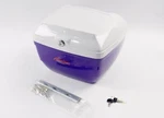 White Purple Scooter Aprilia Amico Top Case Trunk Luggage 13.5X13.5X10 Italy. Fixed Price $29.95.