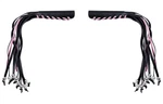 Motorcycle Brake Clutch Lever Covers Dream Apparel Skull Fringe Black Pink. Fixed Price $26.99.