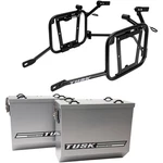 Tusk 1467340108 Aluminum Panniers With Racks V2 Large Silver. Fixed Price $542.31.