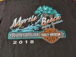 Harley Davidson Short Sleeve Black Shirt Myrtle Beach Sc 2018 Large. Fixed Price $30.00.