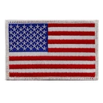 American Flag Embroidered Patch Iron-on White Border Us United States Shoulder. Fixed Price $5.95.
