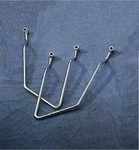 Drag Specialties Chrome Saddlebag Support Brackets DS-110851. Fixed Price $98.53.