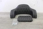 Nos Indian Chieftain / Roadmaster Leather Quilted Trunk Backrest Pad - Black. Fixed Price $249.00.