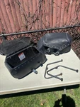 Original Saddle Bags From 2009 Kawasaki Vulcan 900. Fixed Price $150.00.