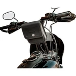 Saddlemen Black D144 Handlebar Hard Tool Bag EX000953 Custom Harley Metric. Fixed Price $55.00.