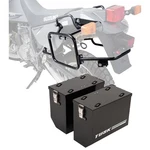 Tusk Aluminum Panniers With Racks V2 Large Black For Suzuki DR650S 2015. Fixed Price $591.47.
