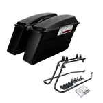 Hard Saddlebags & Conversion Brackets Fit For Harley Softail Flstc 1984-2017. Fixed Price $209.99.