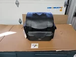 Castle Large Skinned Motorcycle Tail Pack Bag Luggage Leather 22-3081. Fixed Price $125.00.