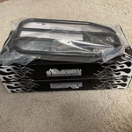 Flat Solo Rack Touring Models 97 Up Gloss Black. Fixed Price $79.00.