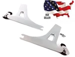 Chrome Harley 52866-06-2017 Dyna Detachables Sideplates Sissy Bar Fat Street Bob. Fixed Price $89.97.